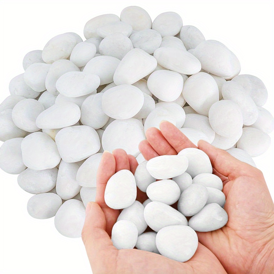 Aquarium Fish Farm - 200/400g Beyaz Yüksek Parlaklıkta Doğal Çakıl