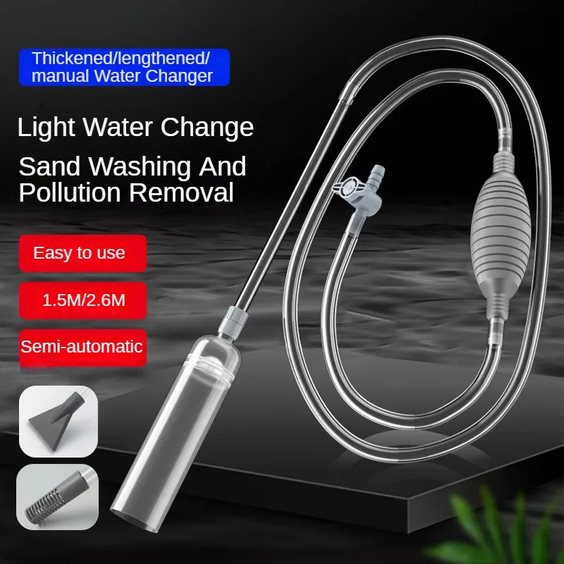Gravel Vacuum Cleaner - Akvaryum Sifon Elektrikli Süpürge Balık Tankı