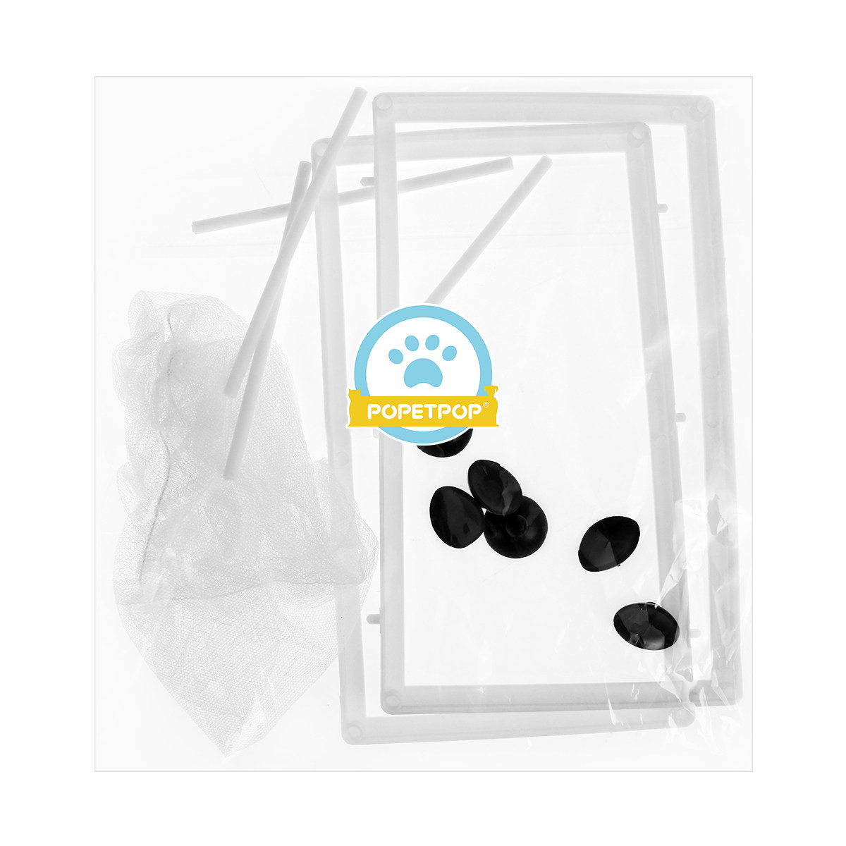 Aquarium Fish Net Big Size - Balık Ağı Büyük Boy Polyester Çerçeveli