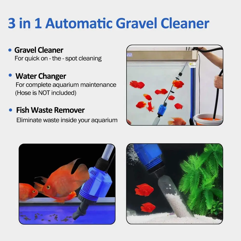 Sunsun HXS-02 Elektrikli Akvar - Gravel Vacuum Cleaner incelemesi ve fiyatı