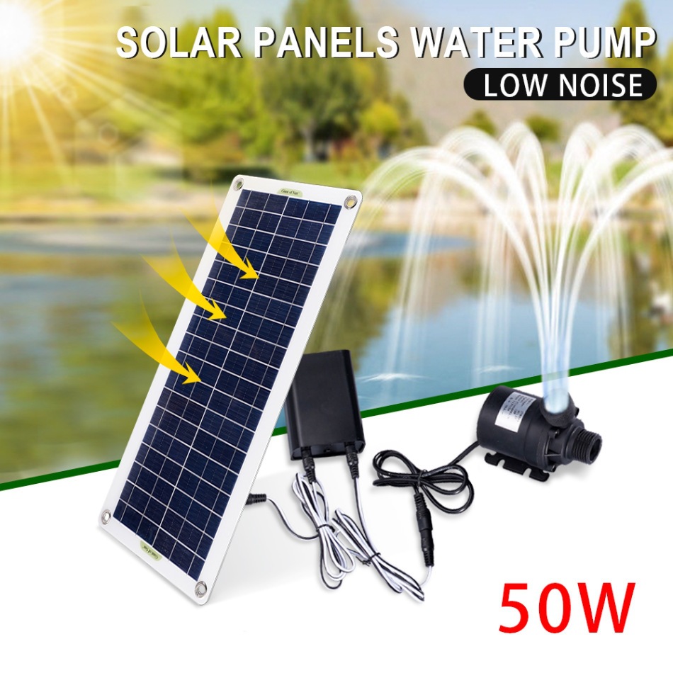 50W Güneş Enerjili Su Pompası  - Aquarium Fish Pond incelemesi ve fiyatı