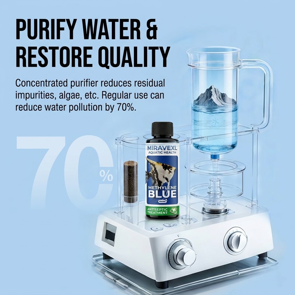 MIRAVEXL 100ml Metilen Mavi Ak - Aquarium Fish Parasites incelemesi ve fiyatı
