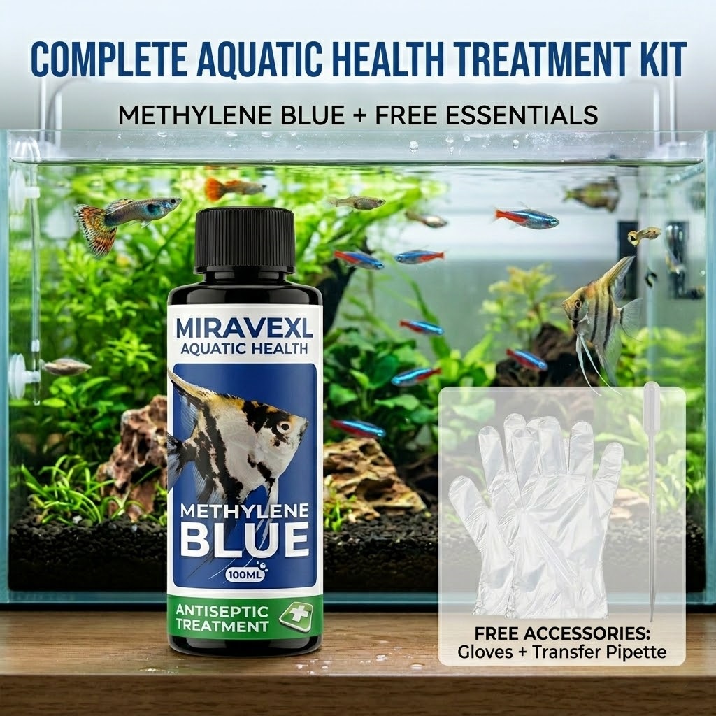 MIRAVEXL 100ml Metilen Mavi Ak - Aquarium Fish Parasites incelemesi ve fiyatı